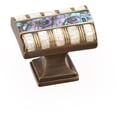 thumbnail image 1 of Schaub And Company 654-AD Fair Isle 1-1/4" Designer Luxury Coastal Solid Brass "T" Cabinet, 1 of 2