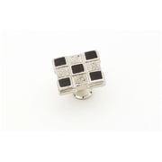 Schaub And Company 671-B-PN Avalon Bay 1-1/4" Luxury Designer Mosaic Solid Brass Square