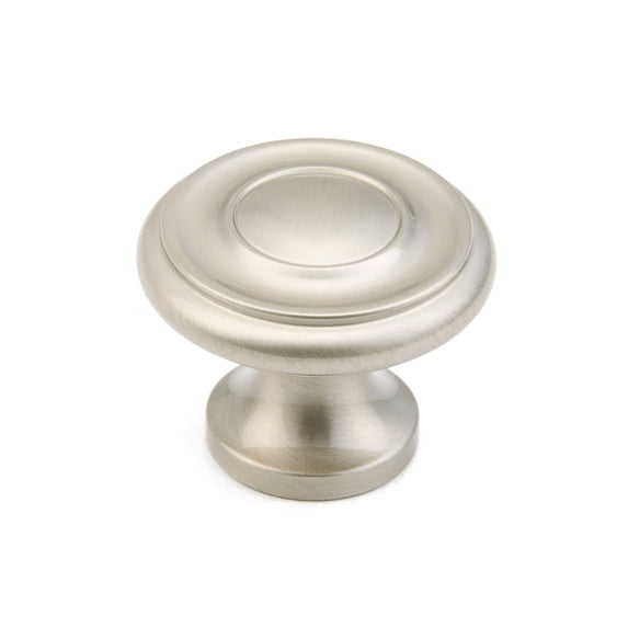 Schaub And Company 703-15 Baroque 1-1/4" Traditional Round Ringed Luxury Solid Brass