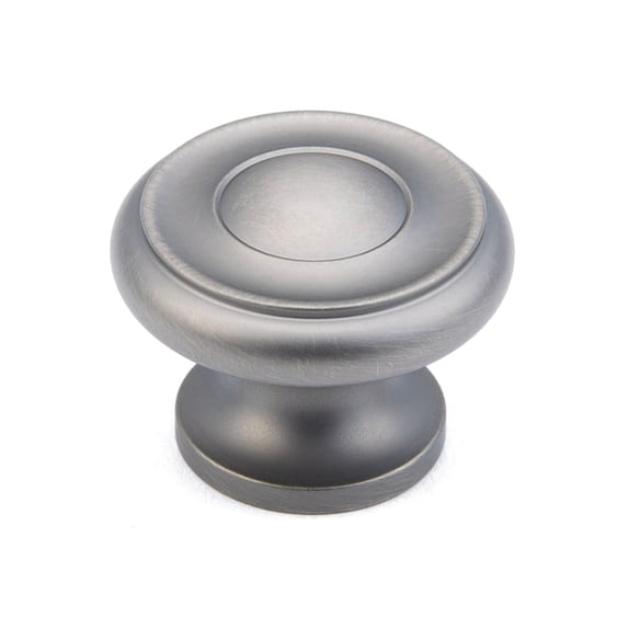Schaub And Company 704-AN Baroque 1-1/2" Traditional Round Ringed Solid Brass Luxury