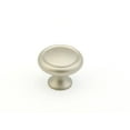 thumbnail image 1 of Schaub And Company 711 Baroque 1-1/4" Solid Brass Traditional Mushroom Ringed Cabinet Knob, 1 of 2