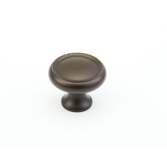 Schaub And Company 711 Baroque 1-1/4" Solid Brass Traditional Mushroom Ringed Cabinet Knob