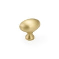 thumbnail image 1 of Schaub And Company 719-SB Baroque 1-3/8" Solid Brass Traditional Egg / Oval Cabinet Knob -, 1 of 2