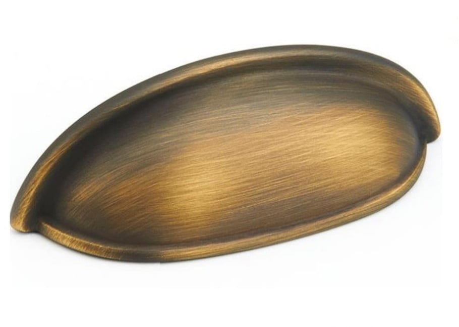 Schaub And Company 730-ALB Traditional Designs 3" Center To Center Solid Brass Luxury