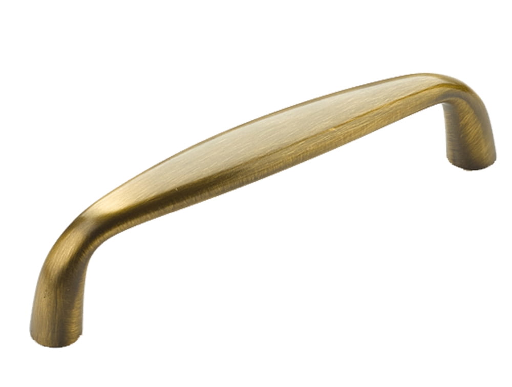 Schaub And Company 732-AB Traditional 4" Center To Center Solid Brass Curved Corner Luxury