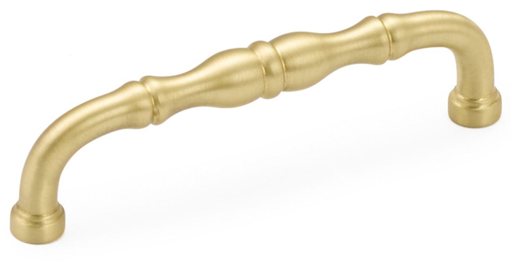 Schaub And Company 747-SB Colonial 4" Center To Center Traditional Knuckled Handle Solid