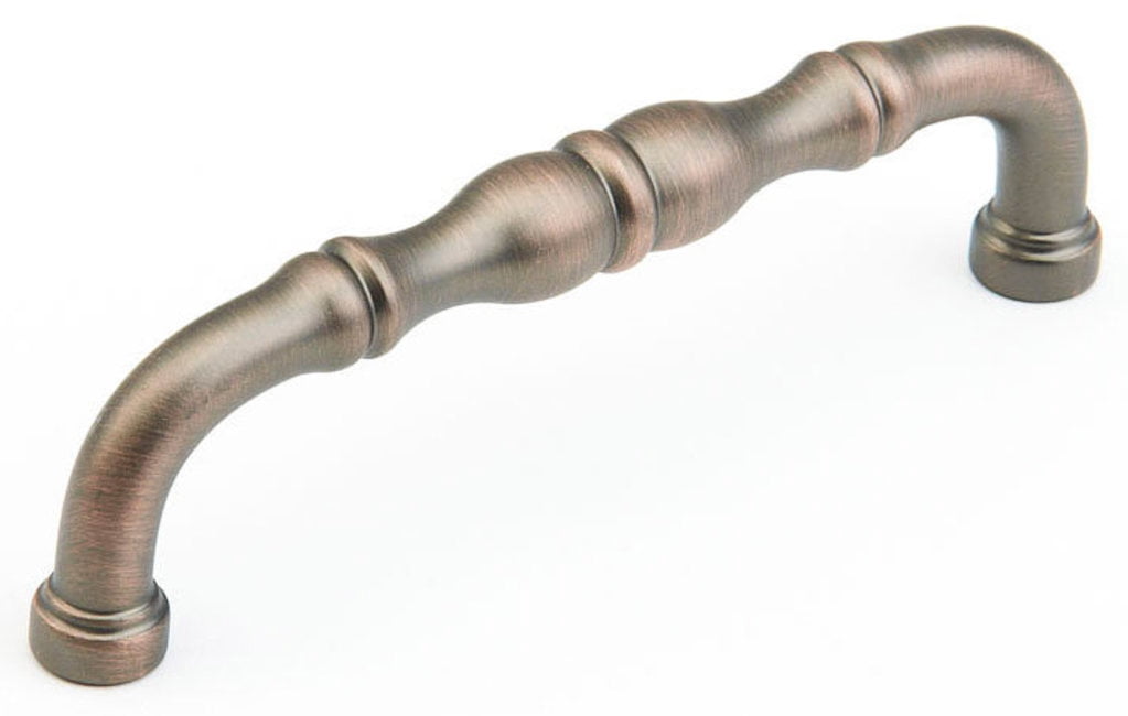 Schaub And Company 747-AUB Colonial 4" Center To Center Traditional Knuckled Handle Solid