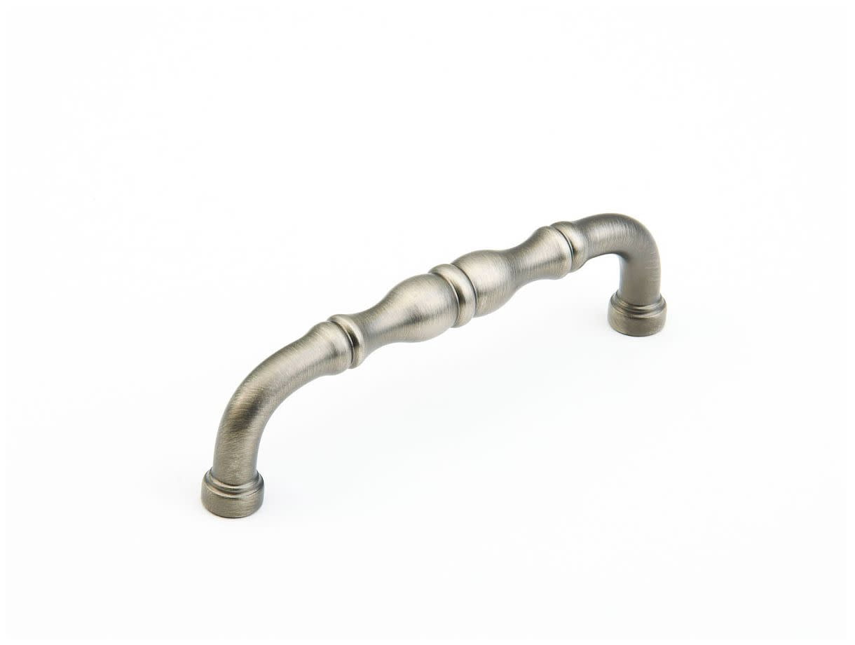 Schaub And Company 747-AN Colonial 4" Center To Center Traditional Knuckled Handle Solid