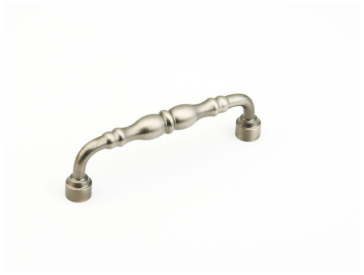 Schaub And Company 748-AN Colonial 6" Center To Center Traditional Knuckled Handle Solid