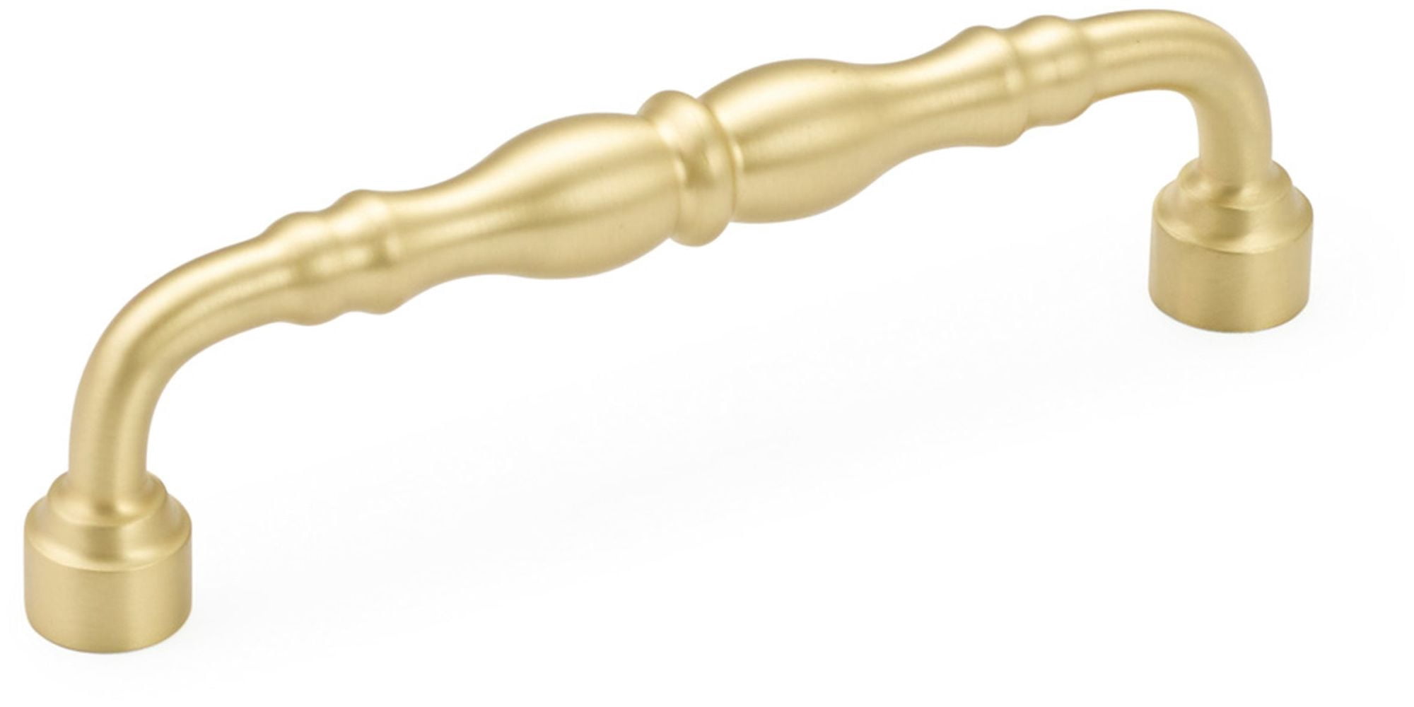 Schaub And Company 748-SB Colonial 6" Center To Center Traditional Knuckled Handle Solid