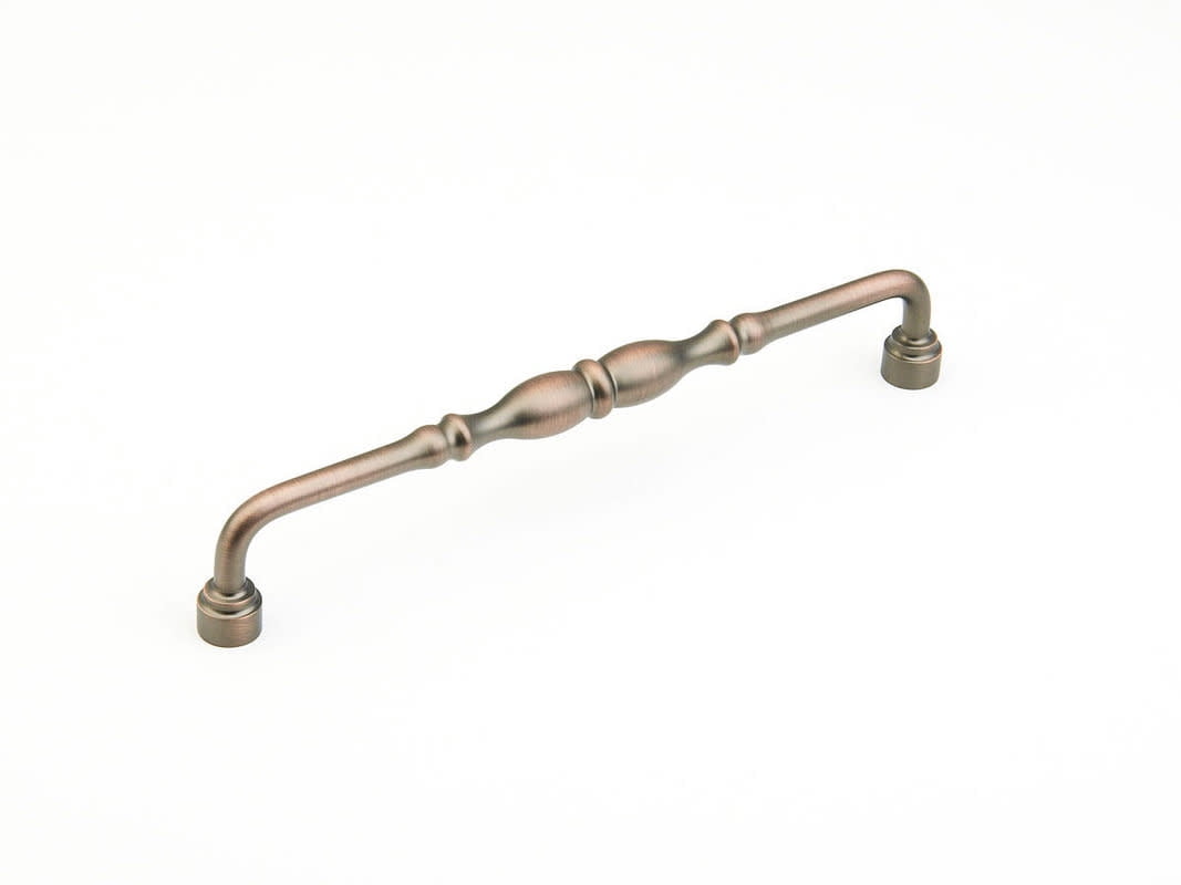 Schaub And Company 749-AUB Colonial 12" Center To Center Traditional Knuckled Handle Solid