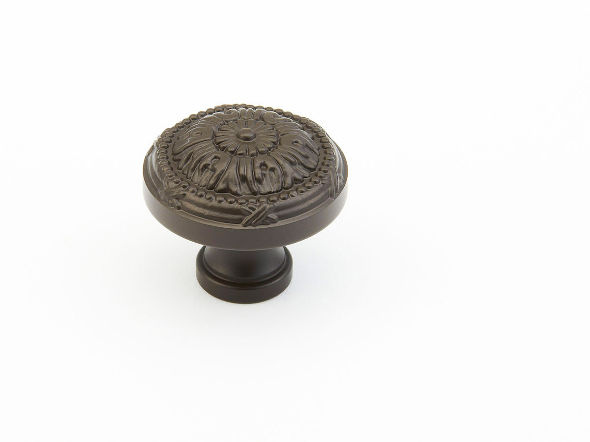 Schaub And Company 751-10B Versailles 1-1/4" Traditional Luxury Solid Brass Round Cabinet