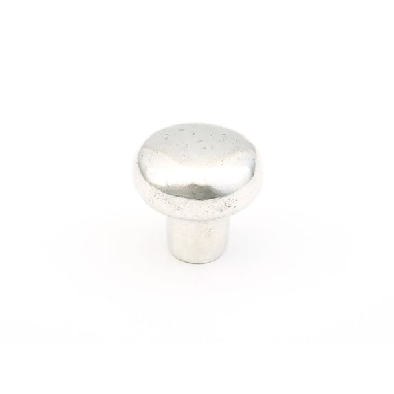 Schaub And Company 772-N Artifex 1-3/8" Rustic Vintage Round Ball Solid Britannium Pewter