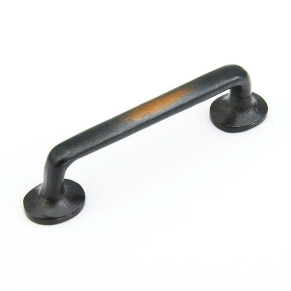 Schaub And Company 777 Artifex 4" Rustic Farmhouse Britannium Pewter Cabinet Handle Pull -