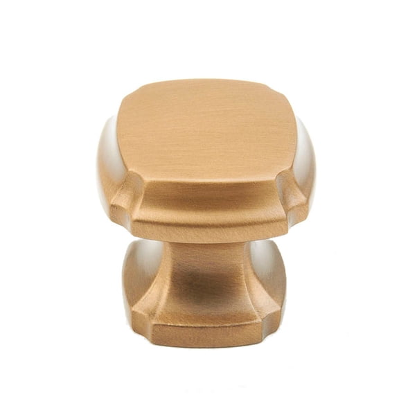 Schaub And Company 882 Empire 1-3/8" Traditional Scalloped Edge Square Cabinet Knob /