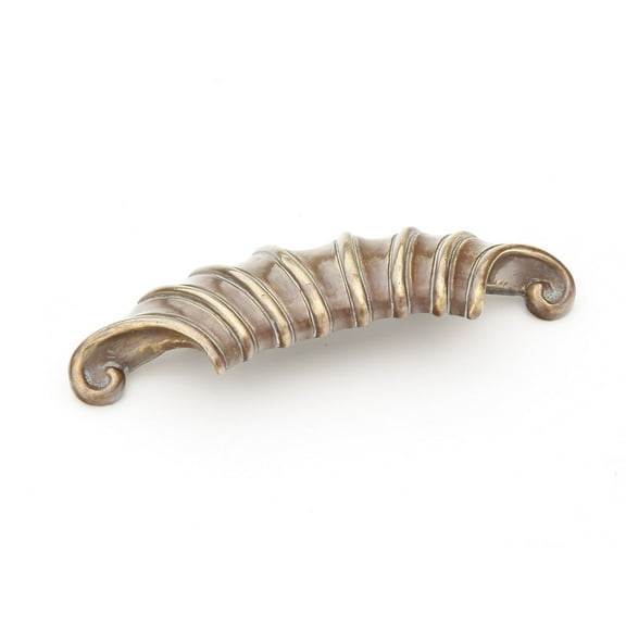 Schaub And Company 915 French Court 2" Center To Center Ornate Old World Solid Brass