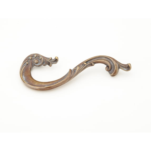 Schaub And Company 935L-MBR French Court 3-1/2" Center To Center Solid Brass Old World