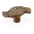 thumbnail image 1 of Schaub And Company 996-MBR Cantata 2" Solid Brass Designer Classical Venetian Leaf Cabinet, 1 of 2