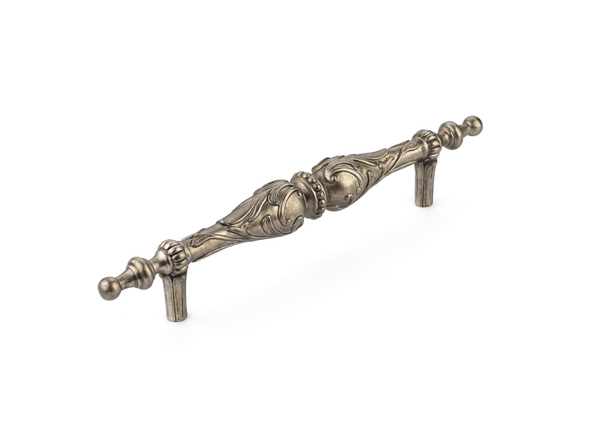 Schaub And Company 997-MSL Cantata 8" Center To Center Solid Brass Ornate Classical