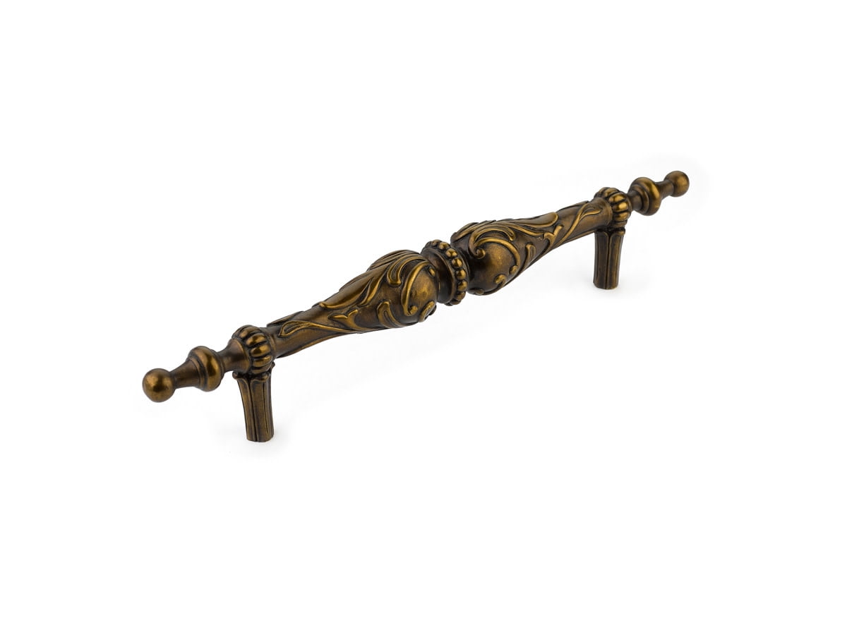 Schaub And Company 997-DIA Cantata 8" Center To Center Solid Brass Ornate Classical