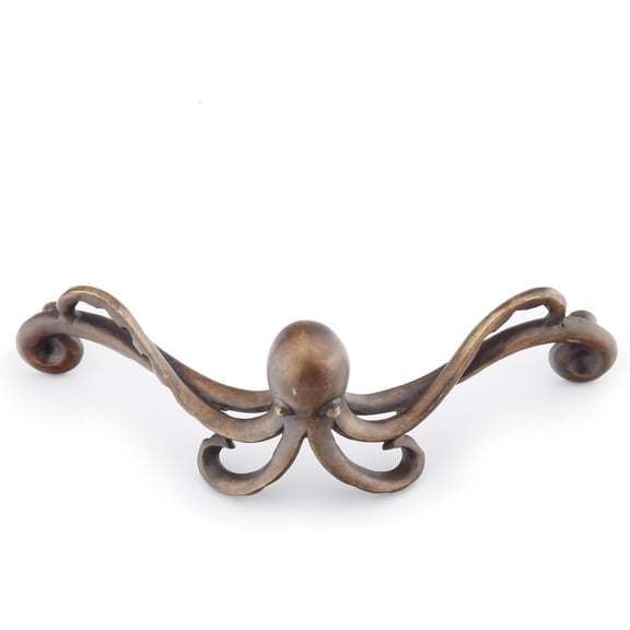 Schaub Nature Collection 4-1/4" (108mm) Octopus Pull, Estate Dover - 918-ED