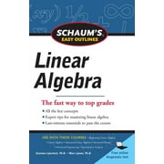 SEYMOUR LIPSCHUTZ; MARC LIPSON Schaum's Easy Outlines Linear Algebra (Paperback)