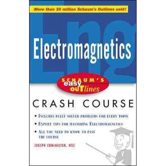 Pre-Owned Schaum's Easy Outline of Electromagnetics (SCHAUMS' ENGINEERING) Paperback