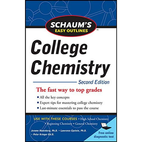Pre-Owned Schaum's Easy Outlines of College Chemistry, Second Edition (Paperback) 0071745874 9780071745871