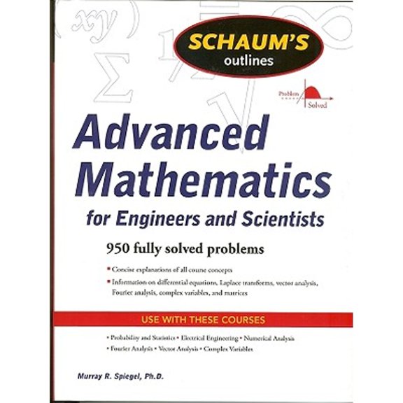 Pre-Owned Schaums Advnc Math Engnrs (Paperback) 0071635408 9780071635400