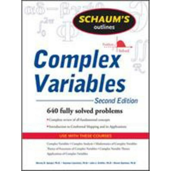 Pre-Owned Schaum's Outline of Complex Variables, 2ed (Paperback) 0071615695 9780071615693