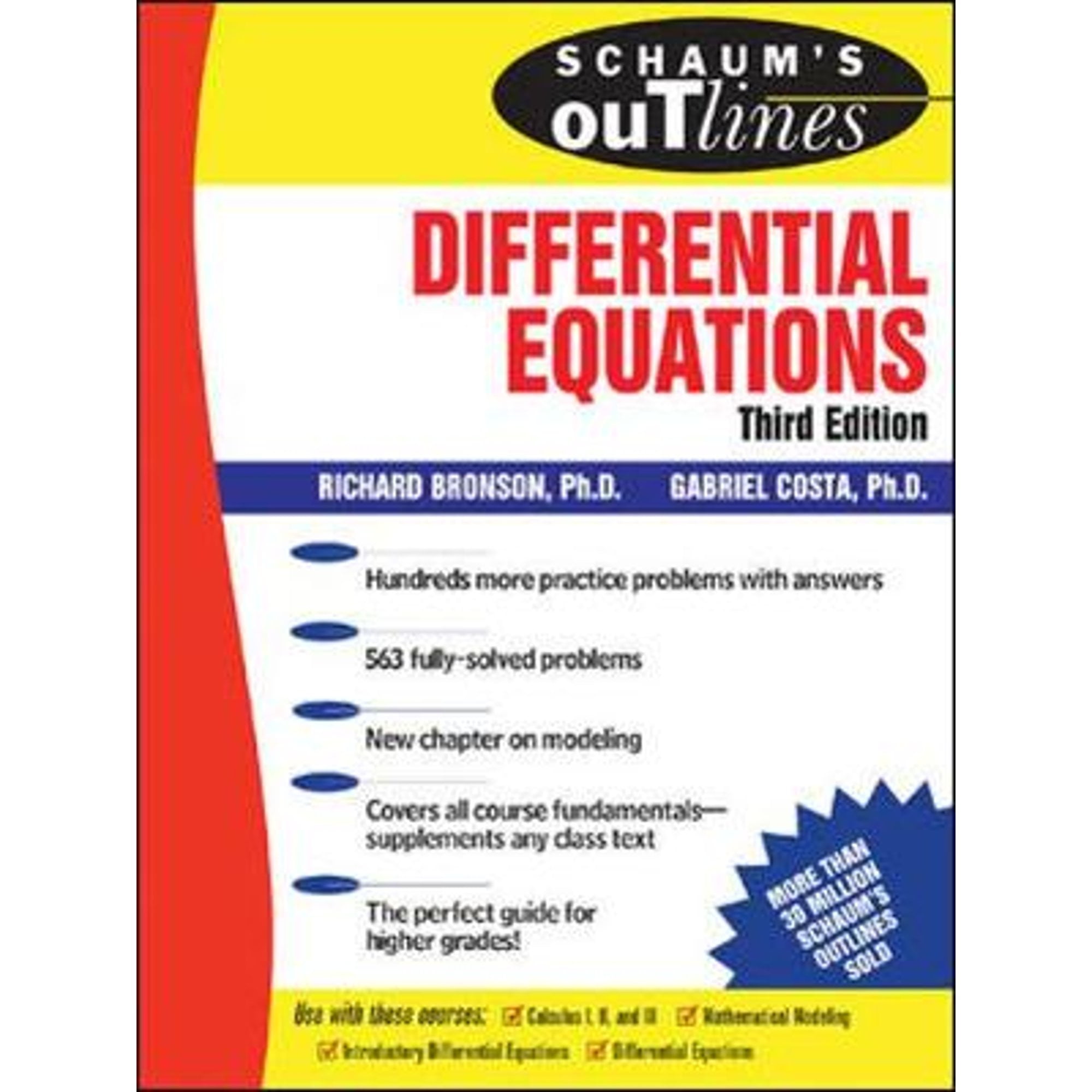 Schaum's Outline Of Differential Equations - Walmart.com