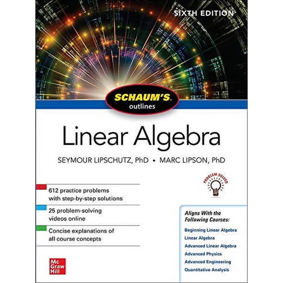 Pre-Owned Schaum's Outline of Linear Algebra (Paperback) 1260011445 9781260011449