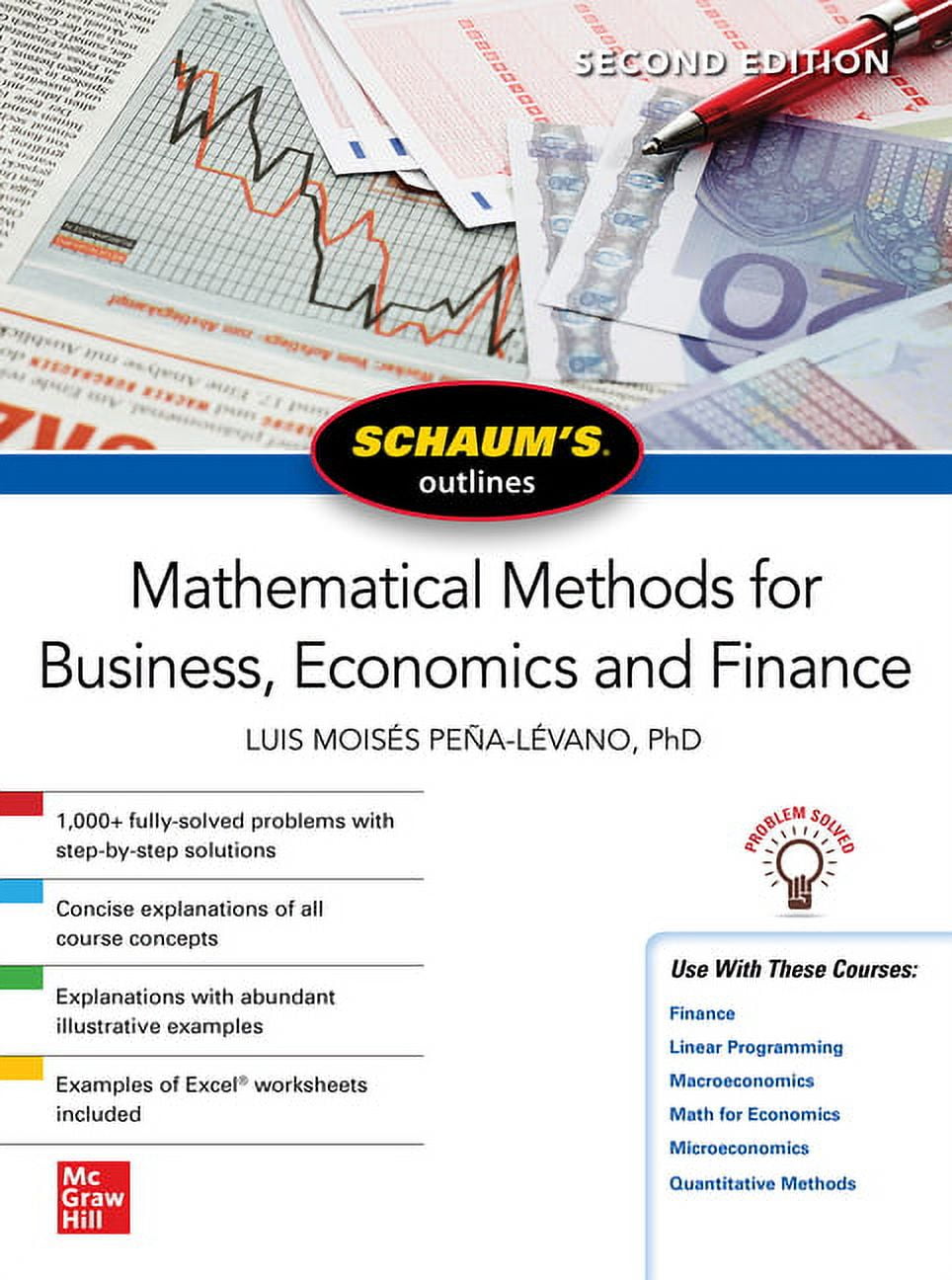 Method Maths Formulas Schaum's Outline of Mathematical Methods for Business, Economics and ...