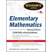 Schaum's Outline of Review of Elementary Mathematics, 2nd Edition (Paperback)