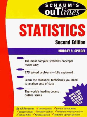 Pre-Owned Schaum's Outline of Statistics (Paperback) by Murray R Spiegel