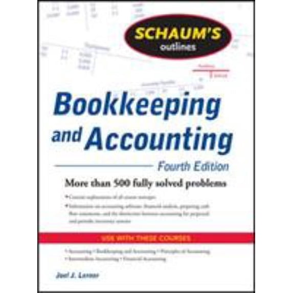 Pre-Owned Schaum's Outline of Theory and Problems Bookkeeping and Accounting (Paperback) 0071464581 9780071464581