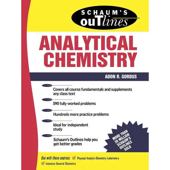 Schaum's Outlines Schaum's Outline of Analytical Chemistry, (Paperback)