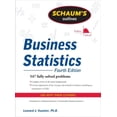 thumbnail image 1 of Schaum's Outlines Schaum's Outline of Business Statistics, Fourth Edition, (Paperback), 1 of 1