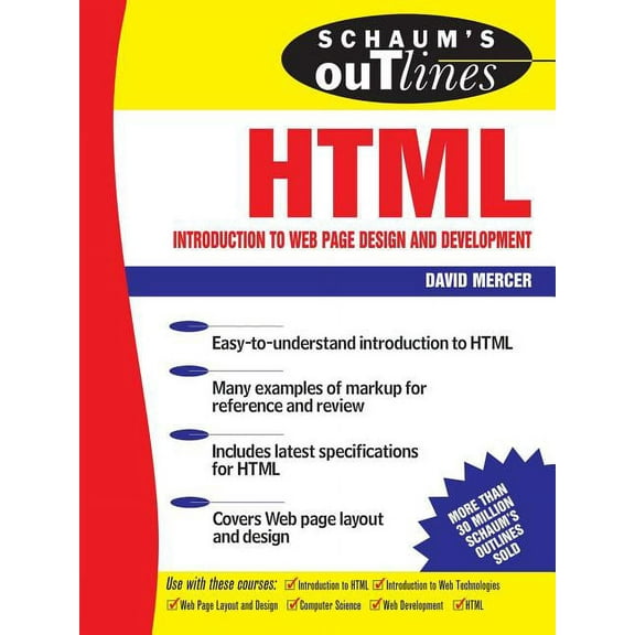 Schaum's Outlines Schaum's Outline of HTML, (Paperback)
