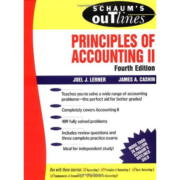 Schaum's Outlines Schaum's Outline of Principles of Accounting II, (Paperback)