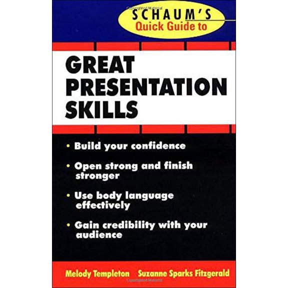 Pre-Owned Schaum's Quick Guide to Great Presentations (Paperback) 0070220611 9780070220614