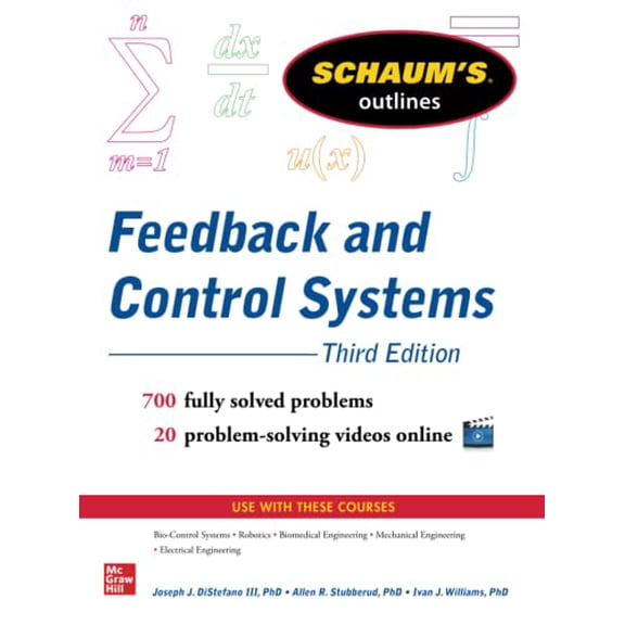 Pre-Owned Schaum's Outline of Feedback and Control Systems, 3rd Edition (Paperback) 0071829482 9780071829489
