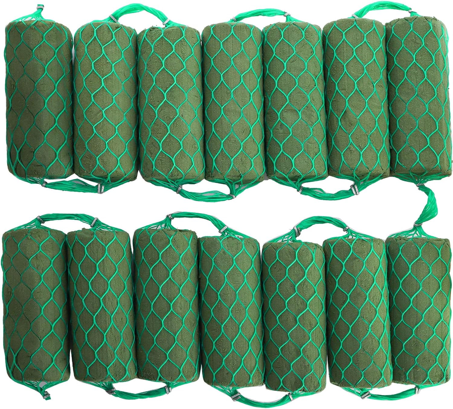 Scheam 14 Pieces Floral Foam Garland, Green 6.9FT Arch Door Flower