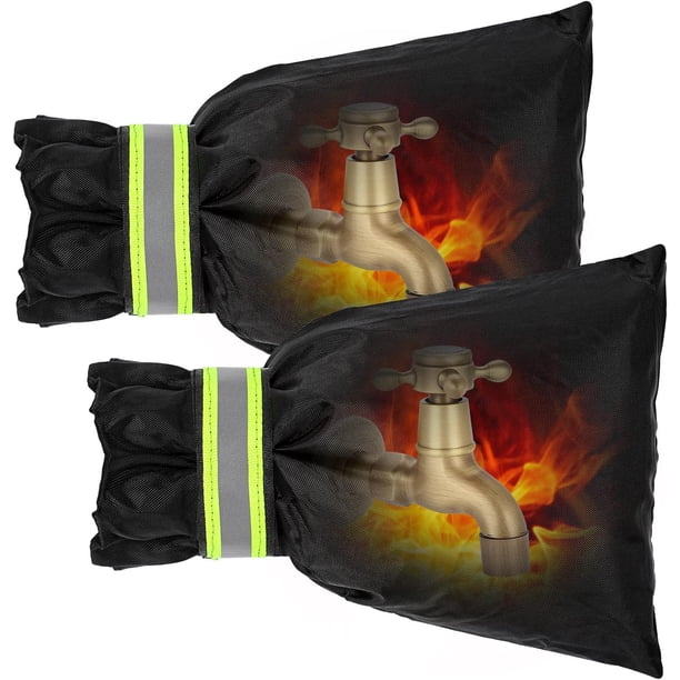 3-Pack Outdoor Faucet Covers – Foam Insulation Sleeves To Prevent Freezing In Winter