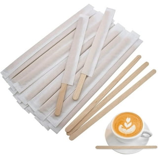 M00256 MOREZMORE 200 Bamboo Coffee Stir Sticks Dollhouse Furniture Floor  Props