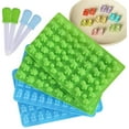 thumbnail image 1 of Scheam 48 - Cup Non-stick Silicone Gummy Bear and Dinosaur Molds, 4 Counts, 1 of 7