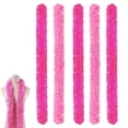thumbnail image 1 of Scheam 5 Pcs Colorful Feather Boas 5 Ft Artificial Fluffy Boa Set Party Costume Accessories Stage Prom Clothing Decorations for Wedding Birthday Christmas Bachelorette (Multicolor D), 1 of 7