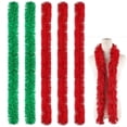 thumbnail image 1 of Scheam 5 Pcs Feather Boas Accessories 5 Ft Colorful Artificial Fluffy Boa Set Stage Costume Prom Clothing Decorations for Christmas Bachelorette Wedding Birthday Party (Multicolor C), 1 of 7