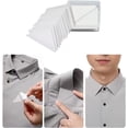 thumbnail image 1 of Scheam 50Pcs White Collar Stays for Polo Shirts, No Curl Collar Polo Shirt Collar Stays, Polo Shirt Collar Fixed Great for Any Shirt with Collar, 1 of 6
