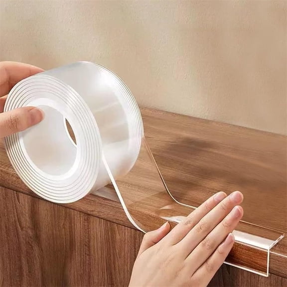Scheam 6.5 Ft x 1.18 in Clear Table Corner Guard Strip,Soft Edge Corner Protector,Crib Proofing Adhesive Tape,Cabinet Door Bumper,Furniture Against Sharp Corners,for Wall Window Sill